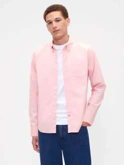 Koszula - Regular fit - w kolorze łososiowym