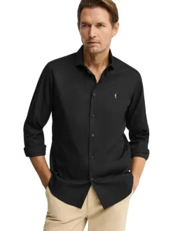 Koszula - Slim fit - w kolorze czarnym