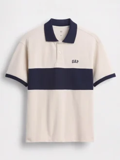 Koszulka polo w kolorze beżowym
