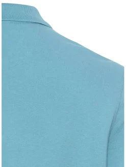 Koszulka polo w kolorze błękitnym