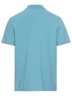 Koszulka polo w kolorze błękitnym