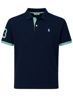 Koszulka polo w kolorze granatowym