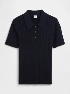 Koszulka polo w kolorze granatowym