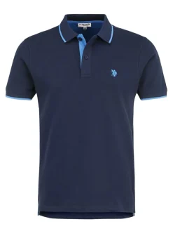 Koszulka polo w kolorze granatowym