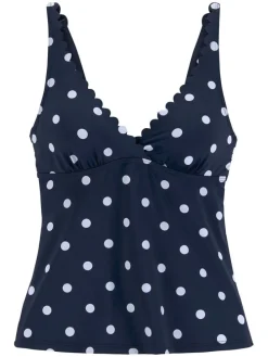 Koszulka tankini w kolorze granatowym