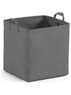 Kosz w kolorze szarym - 31 x 31 x 31 cm