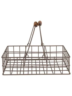 Koszyk w kolorze czarnym - 34 x 19 x 8 cm