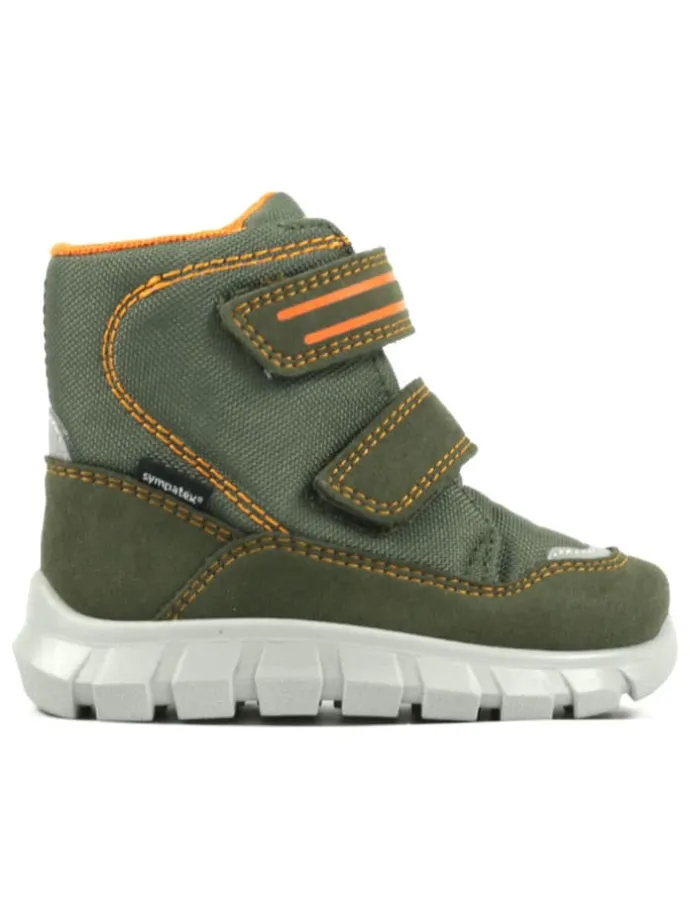 Kozaki zimowe "Freestyle" w kolorze khaki