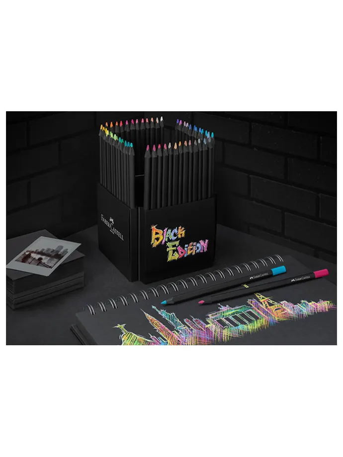 Kredki (50 szt.) "Black Edition"