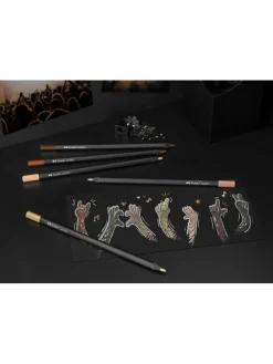 Kredki (24 szt.) "Black Edition - Skin Tones"
