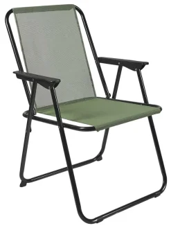 Krzesło ogrodowe "Pliante" w kolorze khaki - 51 x 75 x 60 cm