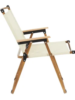 Krzesło ogrodowe w kolorze beżowym - 55 x 77 x 36 cm