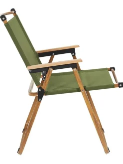 Krzesło ogrodowe w kolorze khaki - 55 x 77 x 63 cm