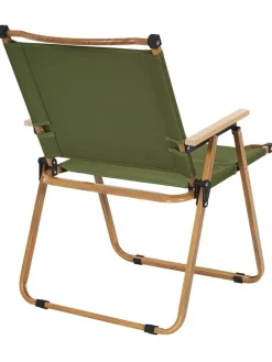 Krzesło ogrodowe w kolorze khaki - 55 x 77 x 63 cm