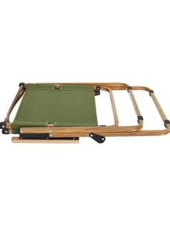 Krzesło ogrodowe w kolorze khaki - 55 x 77 x 63 cm