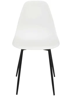 Krzesło w kolorze białym - 50,7 x 84,8 x 45,5 cm