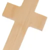 Krzyże drewniane (10 szt.) w kolorze jasnobrązowym