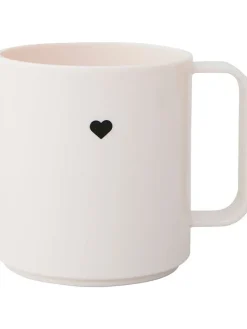 Kubek "Mini Love" w kolorze białym - 175 ml