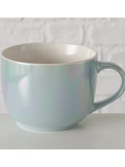 Kubki jumbo (2 szt.) "Iridesa" w kolorze błękitnym - 560 ml