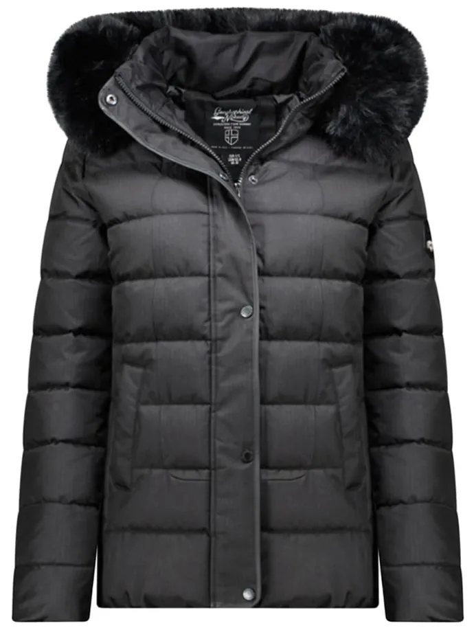 Kurtka pikowana "Demoiselle" w kolorze czarnym