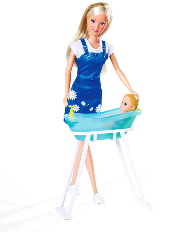Lalka "Baby Bath" z dzieckiem i akcesoriami - 3+