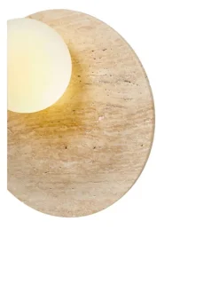 Lampa ścienna w kolorze beżowym - wys. 30 x Ø 10 cm