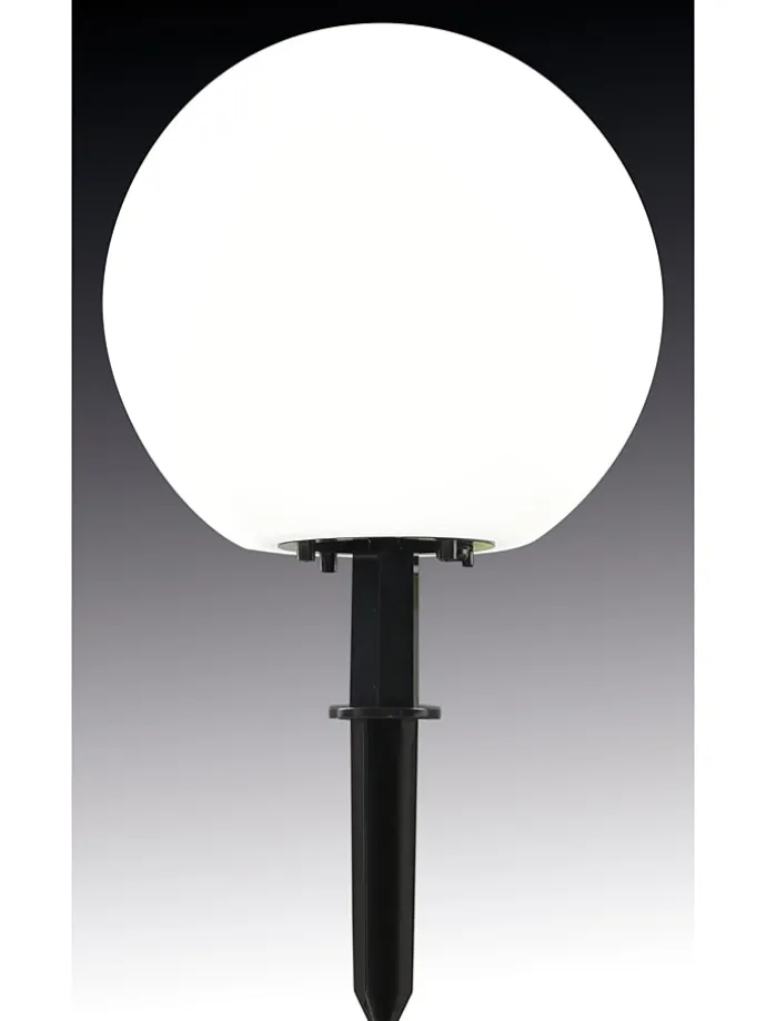 Lampa ogrodowa w kolorze czarno-białym - wys. 63 cm