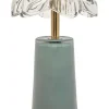 Lampa stołowa LED "Gatsby" w kolorze zielonym - wys. 18 x Ø 11 cm