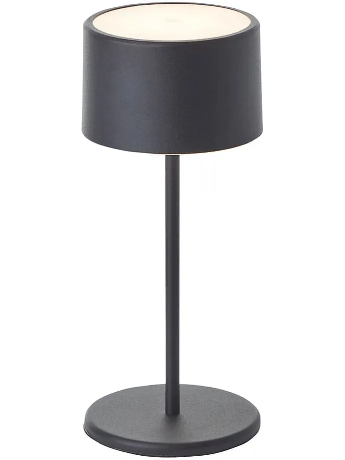 Lampa stołowa LED "Helio" w kolorze czarnym - KEE F (A do G)