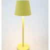 Lampa stołowa LED w kolorze żółtym - wys. 36,5 x Ø 11 cm