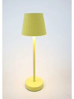 Lampa stołowa LED w kolorze żółtym - wys. 36,5 x Ø 11 cm