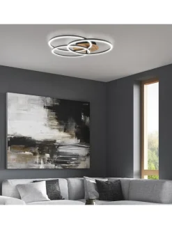 Lampa sufitowa CCT-LED w kolorze czarnym - KEE E (A do G)