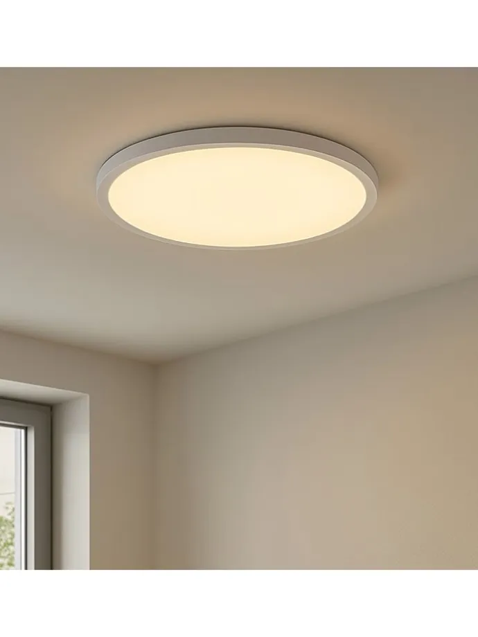 Lampa sufitowa LED "Lumaro" w kolorze białym - KEE D (A do G)