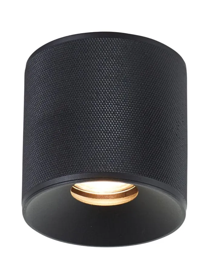 Lampa sufitowa LED "Marty" w kolorze czarnym - KEE G (A do G)
