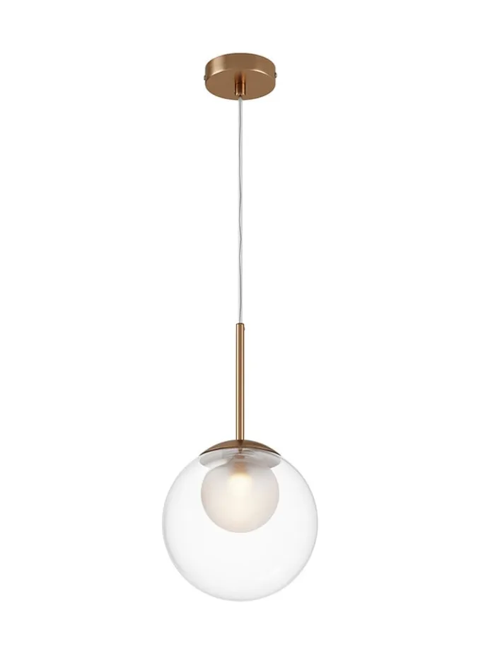 Lampa wisząca "Ring" w kolorze złotym - wys. 344,1 x Ø 20 cm