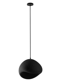 Lampa wisząca w kolorze czarnym - Ø 30 cm