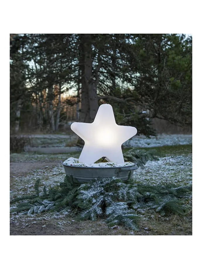 Lampa zewnętrzna "Gardenlight" w kolorze białym - (W)48 cm