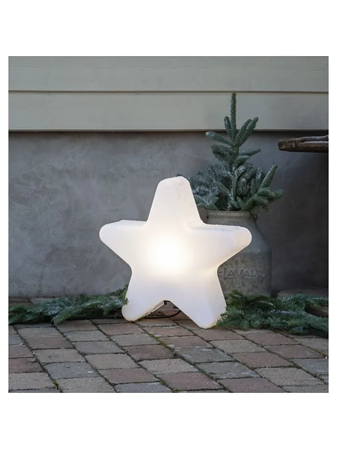 Lampa zewnętrzna "Gardenlight" w kolorze białym - (W)48 cm