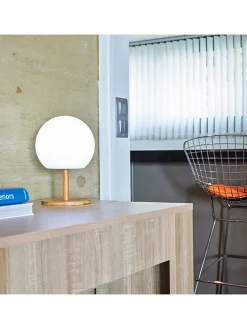Lampa zewnętrzna LED "Beverly" w kolorze białym - wys. 28 x Ø 13 cm