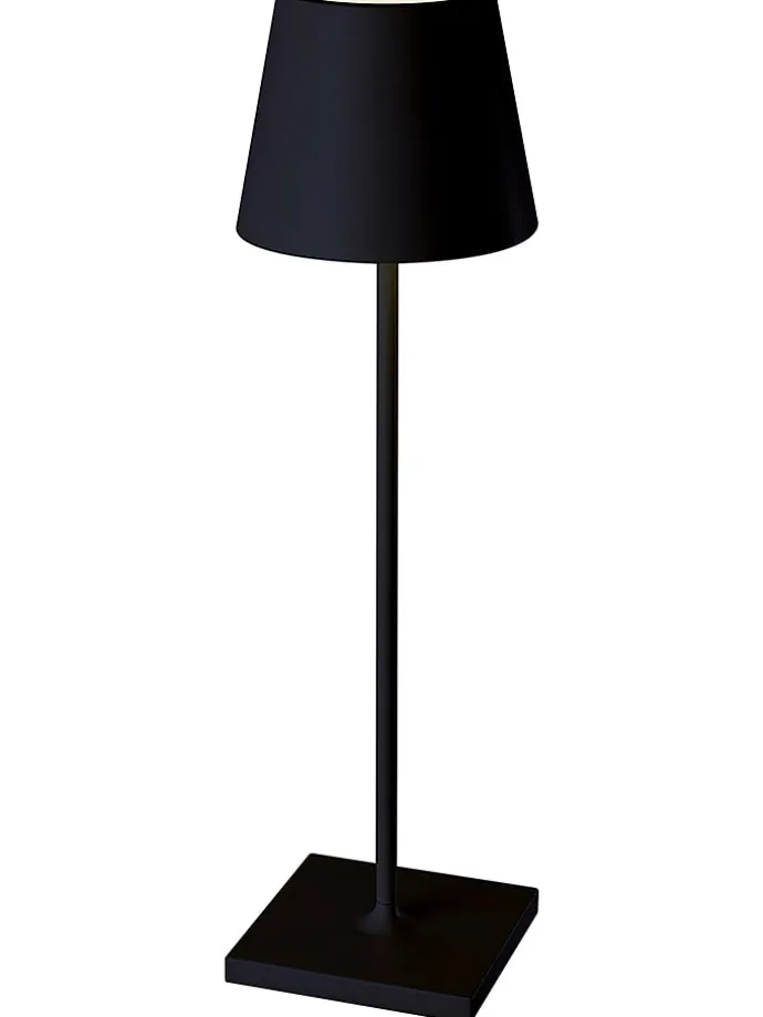 Lampa zewnętrzna LED "Kelly" w kolorze czarnym - wys. 38 x Ø 10 cm