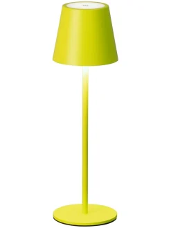 Lampa zewnętrzna LED "Viletto" w kolorze limonkowym - wys. 36 x Ø 11 cm