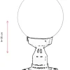 Lampa zewnętrzna w kolorze czarno-białym - 35 x Ø 20 cm