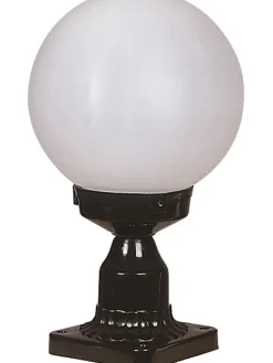 Lampa zewnętrzna w kolorze czarno-białym - 35 x Ø 20 cm