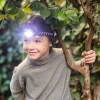 Lampka czołowa LED "Expedition Natur" w kolorze czarnym