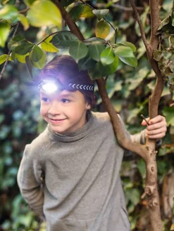 Lampka czołowa LED "Expedition Natur" w kolorze czarnym