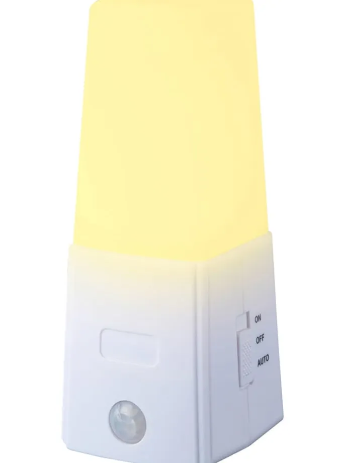 Lampka nocna LED w kolorze białym - wys. 12,5 cm