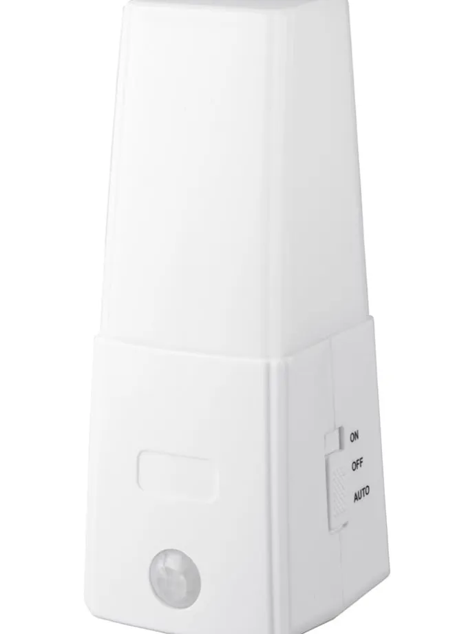 Lampka nocna LED w kolorze białym - wys. 12,5 cm