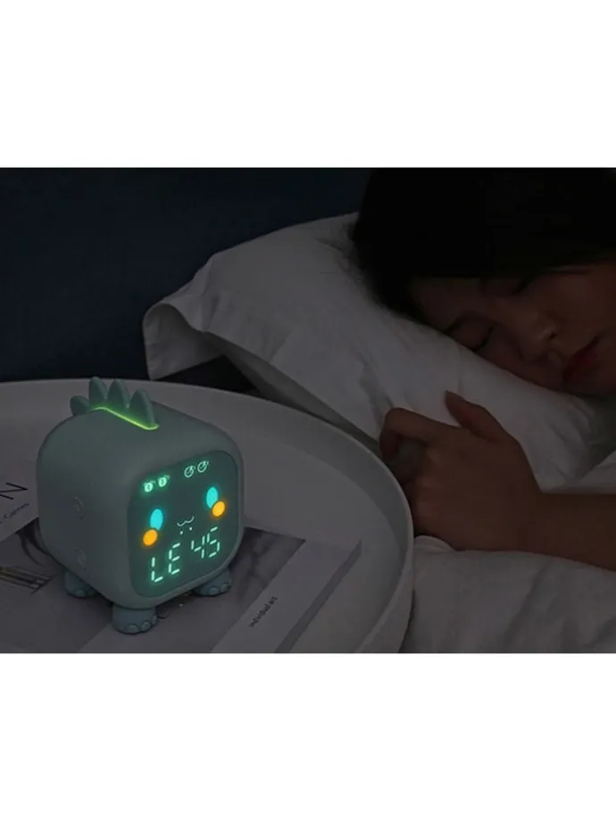 Lampka nocna "Mon Petit Dino" w kolorze jasnoróżowym - 3+