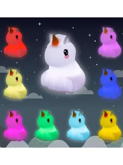 Lampka nocna z funkcją zmiany kolorów - wys. 17 cm - 0+