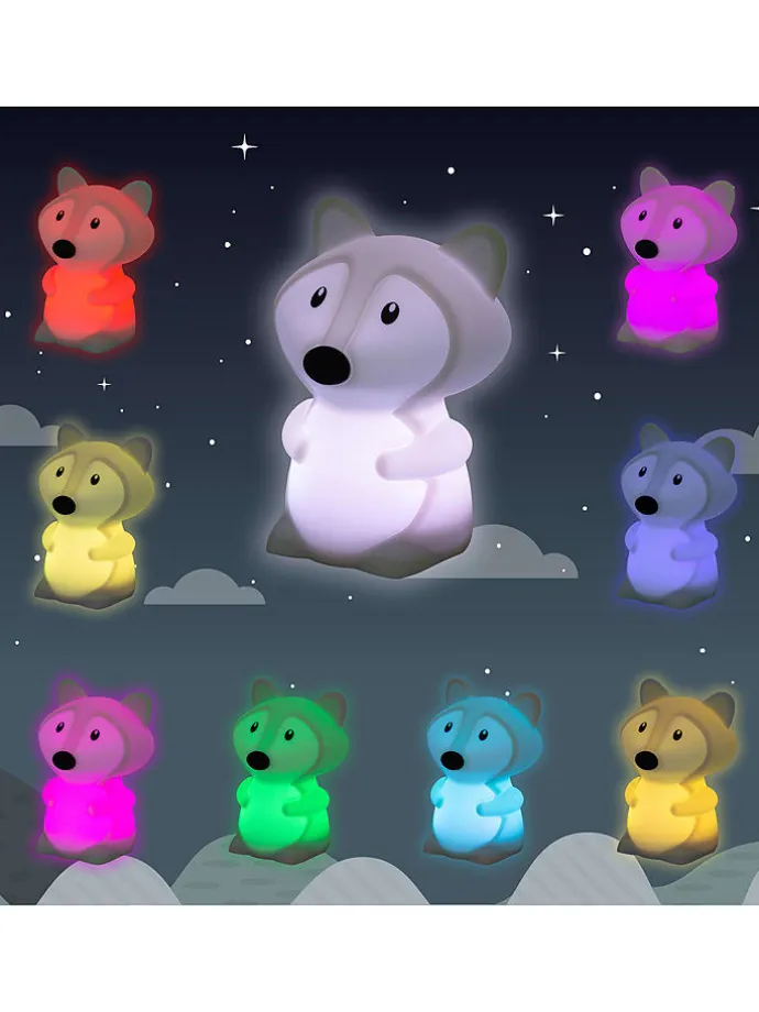 Lampka nocna z funkcją zmiany kolorów - wys. 16,5 cm - 12 m+